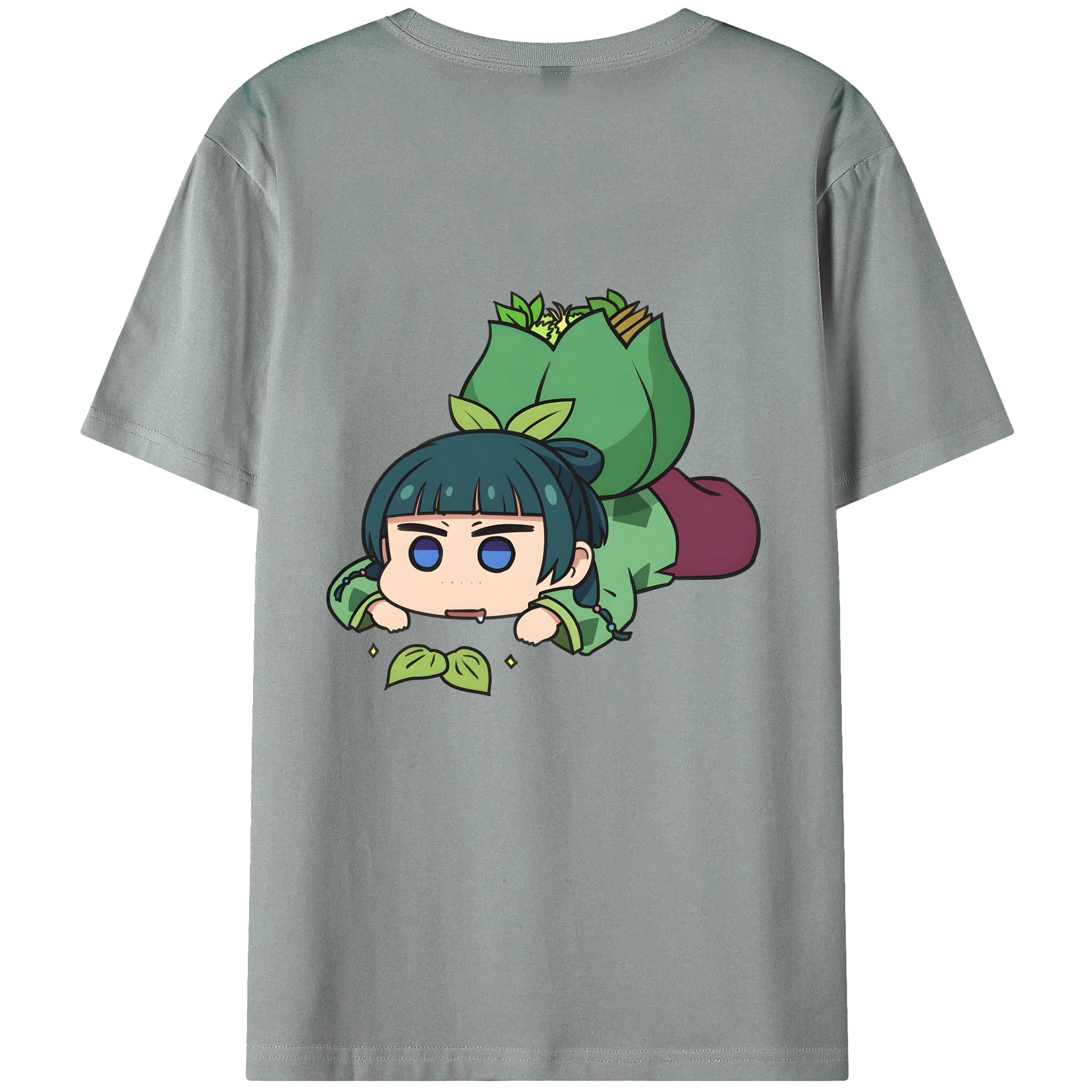 （画像用） 薬屋のひとりごと The Apothecary Diaries 綿100％ メンズ半袖Tシャツ（バックプリント） 通気性